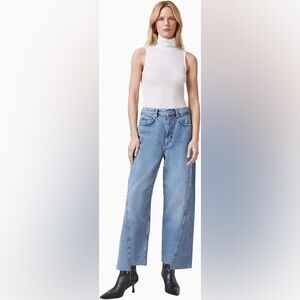 All Saints White Sleeveless Tank Top